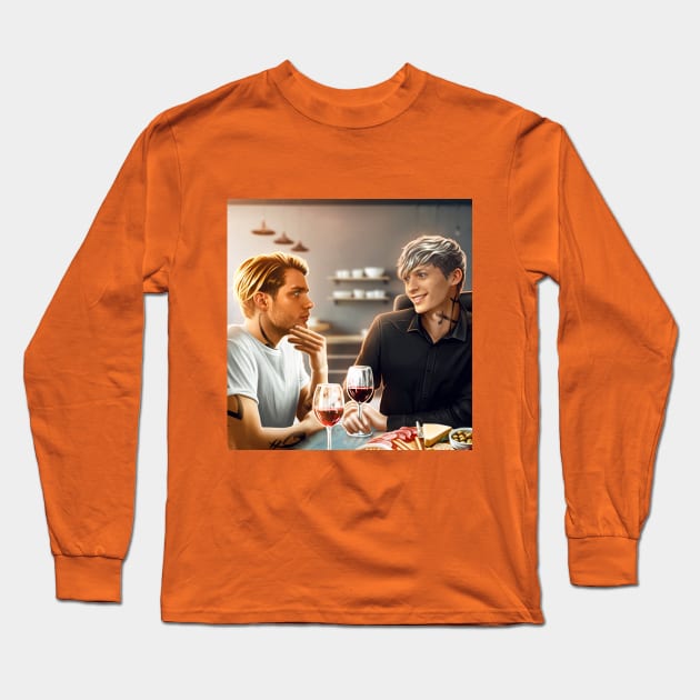 family lunch Long Sleeve T-Shirt by c0ffeebee